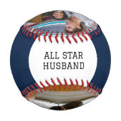 オールスター夫2周年記念撮影 野球ボール (正面)