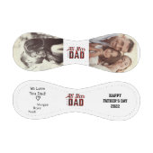 オールスター最高のパパパーソナライズされた野球 野球ボール (パネル)