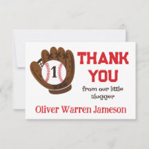 オールスター男の赤ちゃんの誕生日サンキューカード