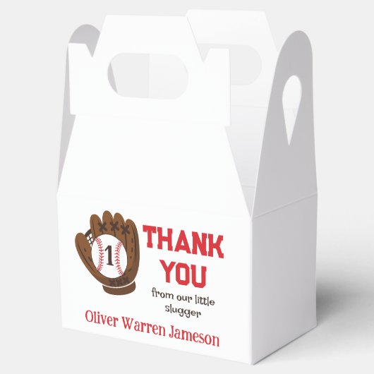 オールスター男の赤ちゃんの1歳の誕生日 フェイバーボックス (オープン)