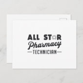 オールスター薬局技師薬剤師 ポストカード (正面/裏面)