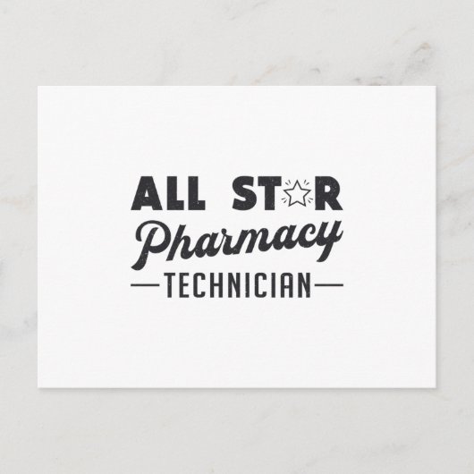 オールスター薬局技師薬剤師 ポストカード (正面)