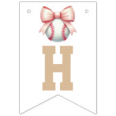 オールスター野球リボン 誕生日 バンティングフラッグ (第2の旗)