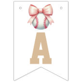 オールスター野球リボン 誕生日 バンティングフラッグ (第3の旗)