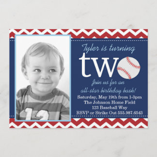 オールスター野球誕生日バッシュ招待状 招待状