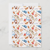 オールスター野球誕生日パーティーへの招待 招待状 (裏面)