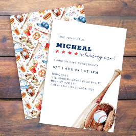 オールスター野球誕生日パーティーへの招待 招待状