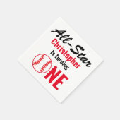 オールスター野球1歳の誕生日 スタンダードカクテルナプキン (角)