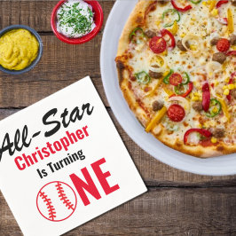 オールスター野球1歳の誕生日 スタンダードカクテルナプキン