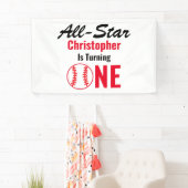 オールスター野球1歳の誕生日 横断幕 (インサイチュ)