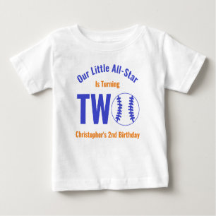 オールスター野球2回目の誕生日 ベビーTシャツ