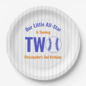 オールスター野球2回目の誕生日 ペーパープレート (正面)