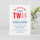 オールスター野球2回目の誕生日 招待状 (スタンド正面)