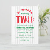 オールスター野球2回目の誕生日 招待状 (スタンド正面)