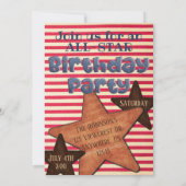 オールスター2ndバースデーデニムオーバーオール招待状 招待状 (裏面)