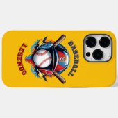 オールスター・スピリット:クラシック野球の基本スポーツ Case-Mate iPhoneケース (裏面 (横))