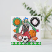 オールスター スポーツ バンケット / イベント 招待状 (スタンド正面)