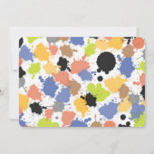 オールスター スポーツ フォト 招待状 (裏面)