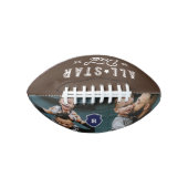 オールスター ダッド ギフト ダッド カスタム フォト & モノグラム アメリカンフットボール (正面)