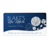 オールスポーツコンボバー（ユダヤ教の）バル・ミツバー ラベル (正面)