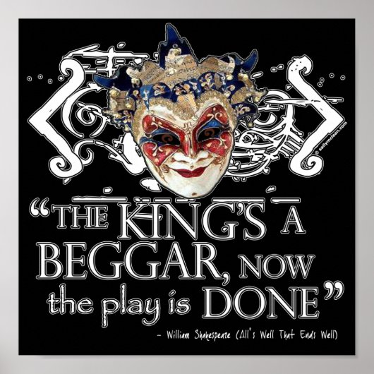 オールズウェルエンドウェルウェル引用文 ポスター (正面)