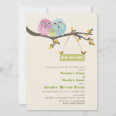 オールズオータムジェンダーリビールパーティの招待状 招待状 (正面)