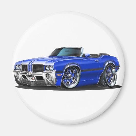 オールズカトラスブルーカー マグネット (正面)