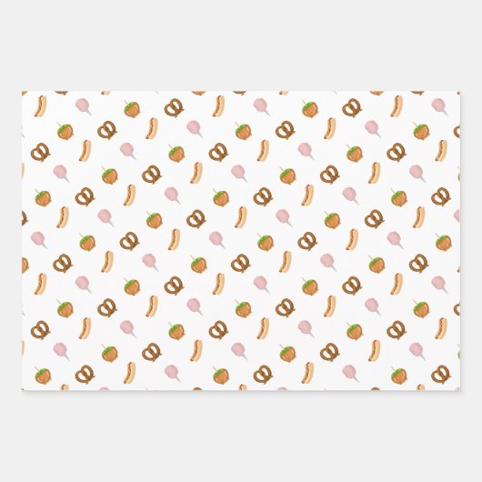 オールズフェアサマー州フェアグルメギフトラップ ラッピングペーパーシート (正面)