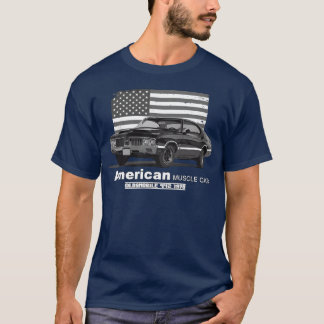 オールズモビル 442 アメリカン マッスル カー 60年代 70年代 ビンテージ Tシャツ