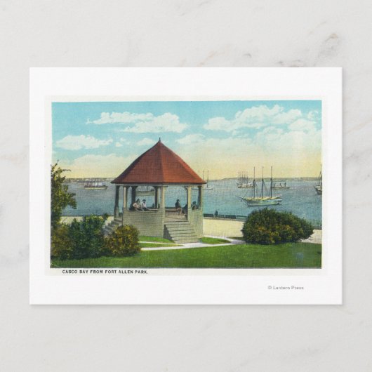 オールズ島の真珠の外観 ポストカード (正面)