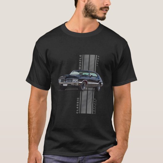 オールズ442 アメリカンマッスルカー Tシャツ (正面)