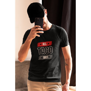 オールタコダイエットおもしろい引用文デザイン Tシャツ