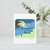 オールダウンヒルおもしろいスローガン ポストカード (スタンド正面)