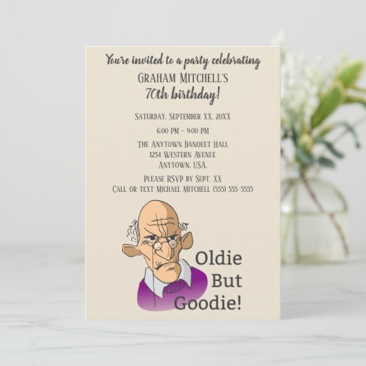 オールディーズしかし丘の誕生会上のGoodie 招待状 (スタンド正面)