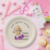 オールディーズしかし丘の誕生日にわたるGoodie ペーパープレート (パーティー)