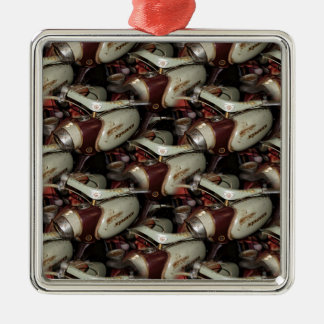 オールディーズのオートバイの倍数 メタルオーナメント