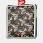 オールディーズのオートバイの倍数 メタルオーナメント (左)