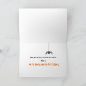 オールトリートハッピーハローウィン誕生日 カード (内部)