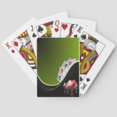 オールトレードのエース トランプカード 緑の背景 トランプ (裏面)