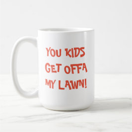 オールドおもしろいゲーツァー私の芝生のパパを外す マグカップ