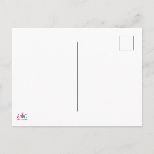 オールドおもしろいユーモアウーマンの図解入りの、写真付きの誕生日 ポストカード (裏面)