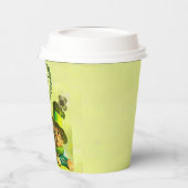 オールドおもしろい・ファッションST.PATRICKのDAY CATSハート 紙コップ (左)