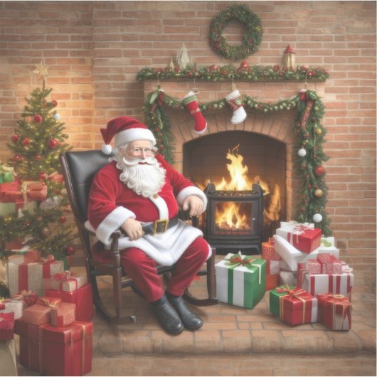 オールドすてきサンタクロース シール (正面)