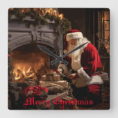 オールドすてき・サン・ニック スクエア壁時計 (正面)