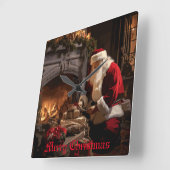 オールドすてき・サン・ニック スクエア壁時計 (傾斜)