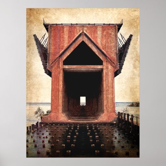 オールドアイアンオーレ波止場 ポスター (正面)