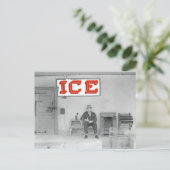 オールドアイスハウス、歴史1928 ポストカード (スタンド正面)