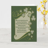 オールドアイリッシュ賛美ズ カード (黄色い花)