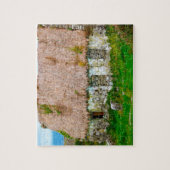 オールドアイルランドコテージゴールウェイアイルランド。 ジグソーパズル (縦)