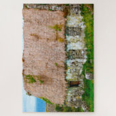 オールドアイルランドコテージゴールウェイアイルランド。 ジグソーパズル (縦)